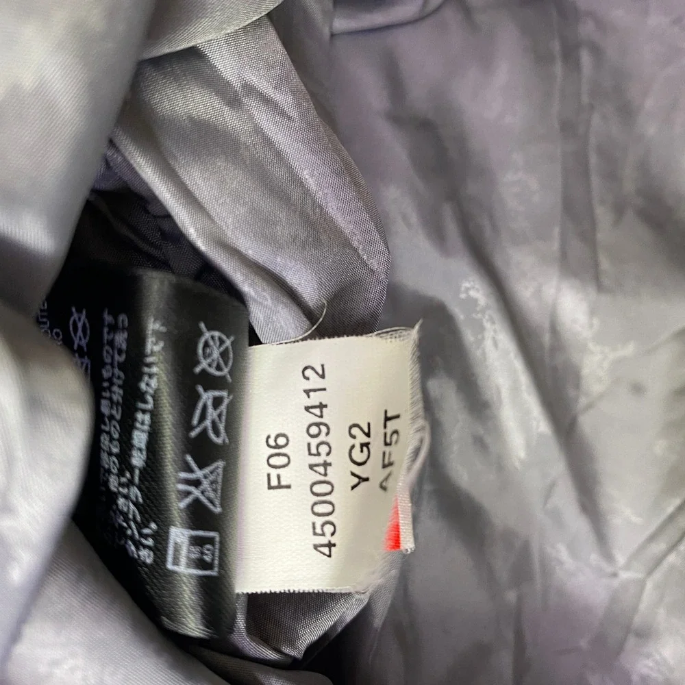 The North Face Mens Grey Black Puffer Jacket AF5T Size Medium Insulated Coat